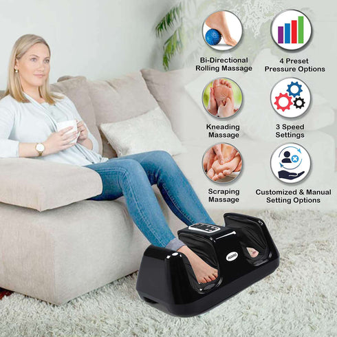 Relaxing Square Foot Massager - (White)